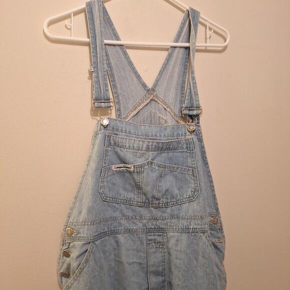 Vintage Y2K Women’s London London Denim cargo overall Size Large square pockets - Picture 1 of 7